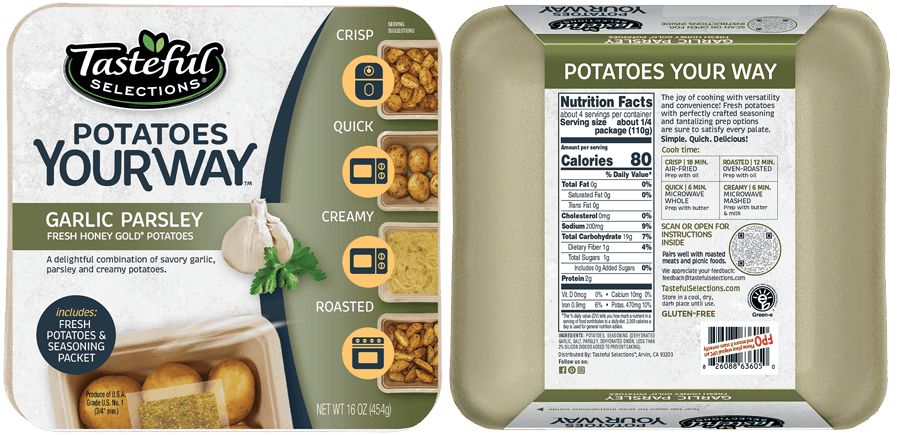 Tasty Selections Potatoes Your Way Garlic Parsley